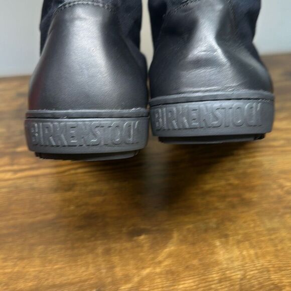 Birkenstock Hi Top Sneakers Men’s 10 Tennis Shoes Canvas Leather Skater - Picture 8 of 11